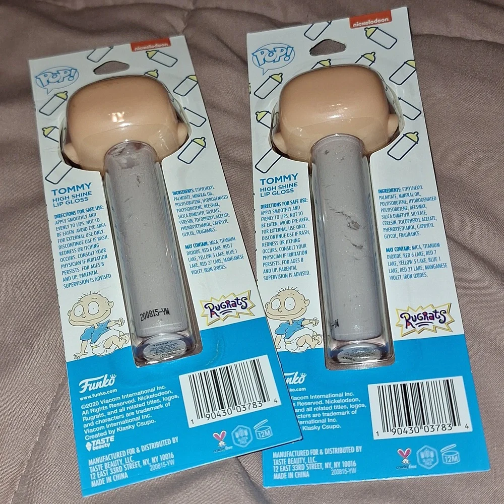 Funko Pop Nickelodeon Rugrats Tommy Pickles High Shine Lip Gloss Clear
